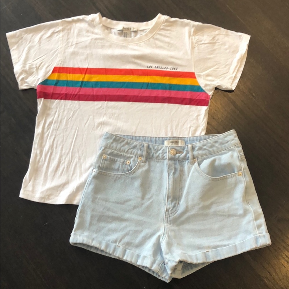 Los Angeles Shirt and Shorts Combo